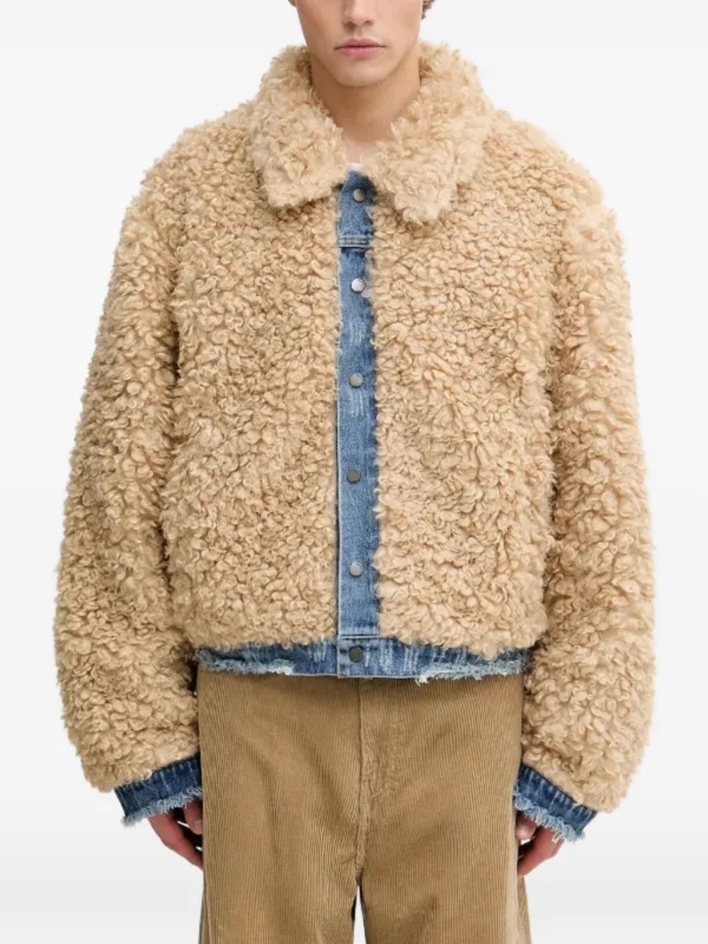 Daily Paper Faux Fur Reversible Jacket - Picture 2 of 9